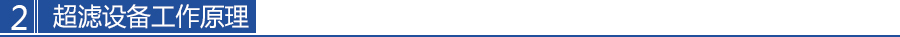 超濾（lǜ）設備工作原（yuán）理